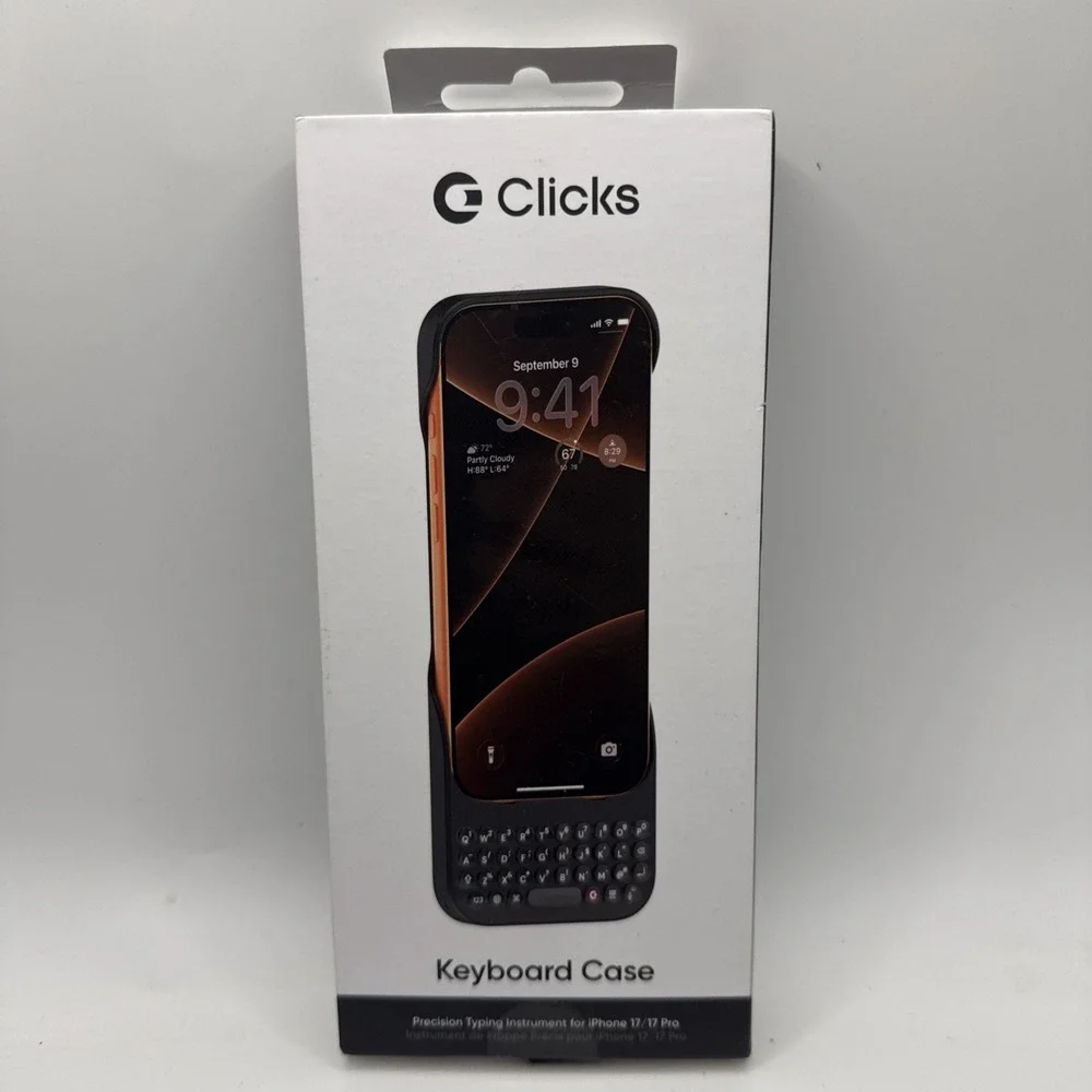 Black Keyboard Case for iPhone 17 Pro